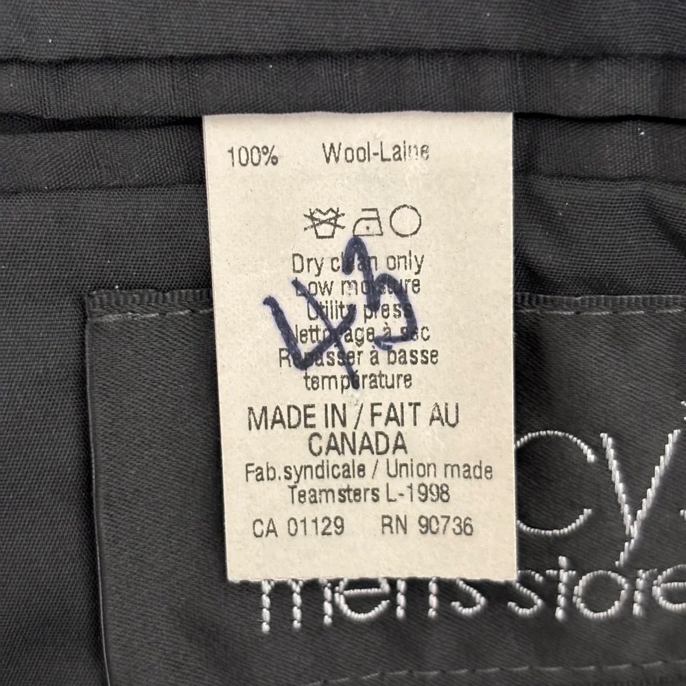 Lauren Ralph Lauren Gray Pinstripe Wool Blazer 43R Business Interview Sport Coat